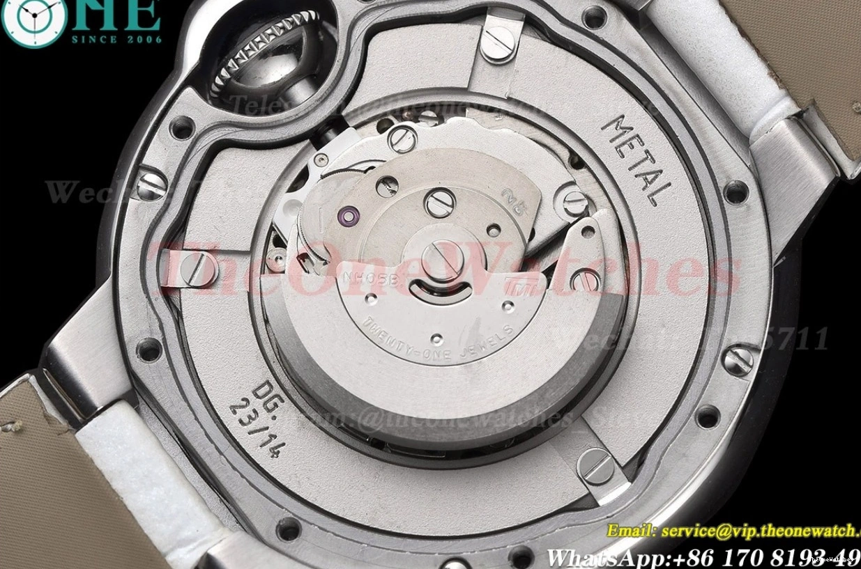 De Dia Bleu GDF LE Ballon Cartier Mop Dial NH05 SS 33mm 0331